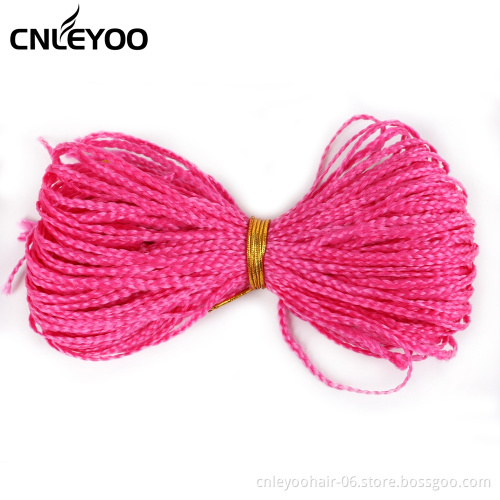 28 Inch Pink ZiZi Box Braid Crochet Hair Wholesale Micro Box Braids Crochet For Women